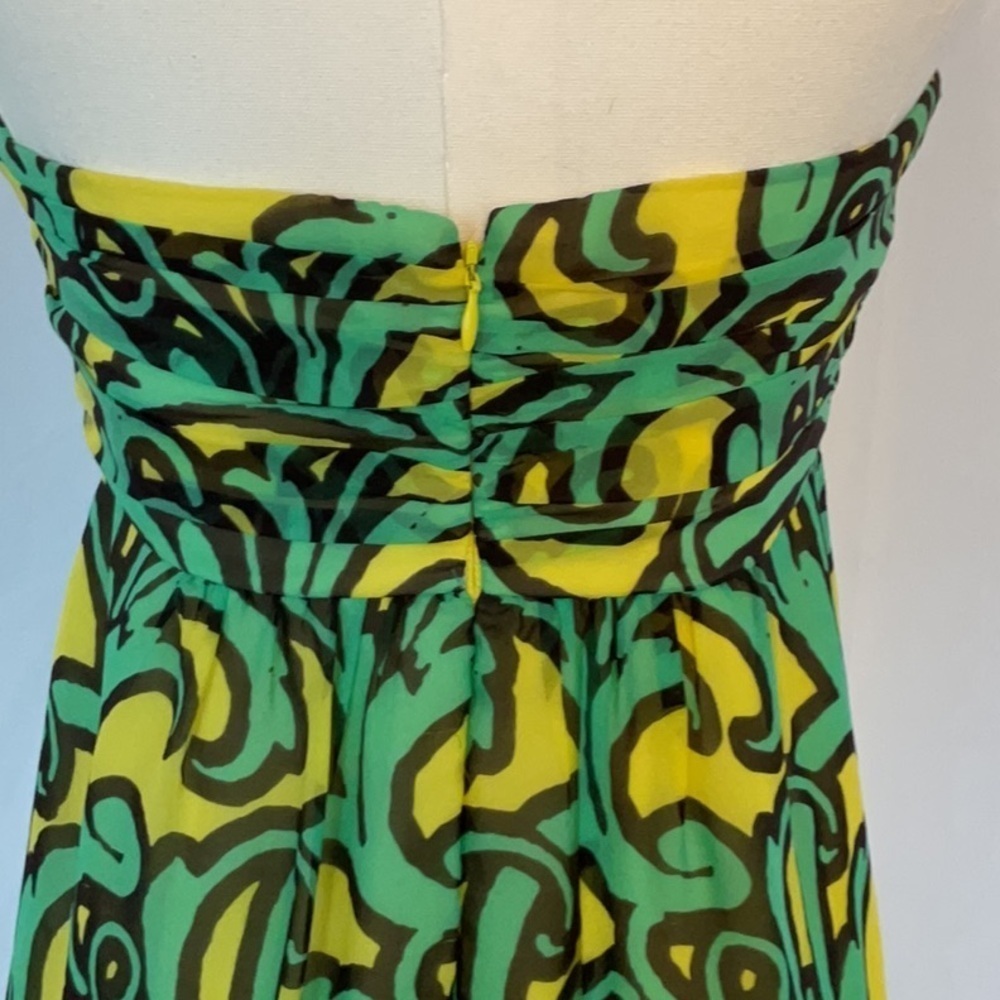 Original Milly of NY strapless silk dress size 6 - Picture 4 of 6